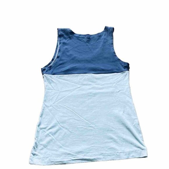 Arctic Polar Bear Tank Top Souvenir Shirt Iqaluit Nunavut Canada Blue Colorblock - Picture 4 of 5